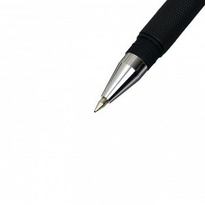 Bruno Visconti Ручка шариковая EasyWrite Black, узел 0.5 мм, синие чернила, матовый корпус Silk Touch