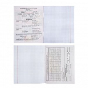Тетрадь предметная "Личный профиль", 48 листов в клетку "Химия", обложка мелованный картон, блок офсет