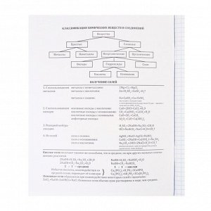 Тетрадь предметная "Личный профиль", 48 листов в клетку "Химия", обложка мелованный картон, блок офсет