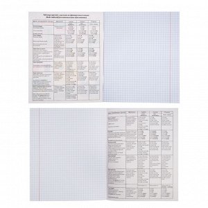 Тетрадь предметная "Личный профиль", 48 листов в клетку "Французский язык", обложка мелованный картон, блок офсет