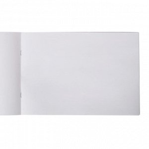 Альбом для рисования А4, 40 листов на скрепке, бумажная обложка, блок 100 г/м?, МИКС