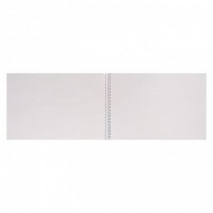 Альбом для рисования А4, 48 листов на гребне "Малышка и пончики", бумажная обложка, блок офсет