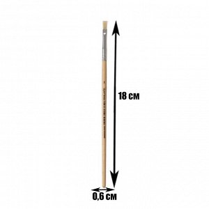 Кисть щетина № 1, плоская