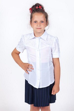 Блузка школьная. Ог 80 см; длинна 55 см