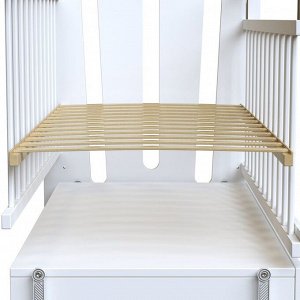 Кровать детская Desire маятник с ящиком (белый) (1200х600)