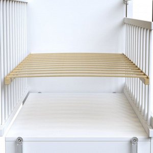 Кровать детская Love Sleeping маятник с ящиком (белый) (1200х600)