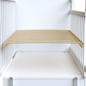 Кровать детская Love Sleeping маятник с ящиком, белая, 1200x600