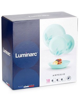 Набор обеденный Luminarc "Arpegio Turquoise"