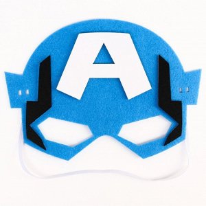 Игровой набор Игровой набор "Мстители" сделай маску+переводки, Капитан Америка MARVEL