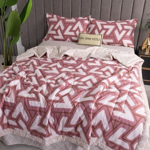 Viva home textile Комплект постельного белья Сатин с Одеялом (простынь на резинке) OBR072