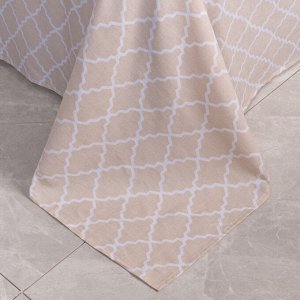 Viva home textile Комплект постельного белья Сатин с Одеялом (простынь на резинке) OBR072