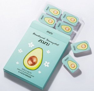 ZOZU Ночная питательная маска для лица с экстрактом авокадо и экстрактом вечерней примулы для глубокого питания кожи Shea Skin 8*5g