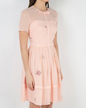 Платье жен. (001494) розово-молочный