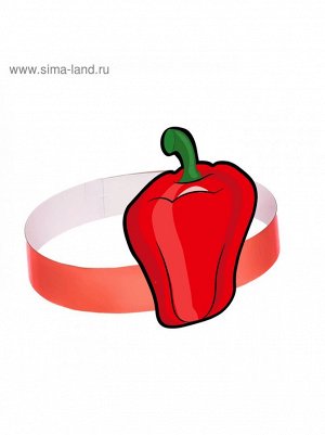 Ободок-маска Перец картон