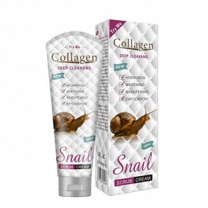Крем-скраб для лица Collagen Snail Scrub