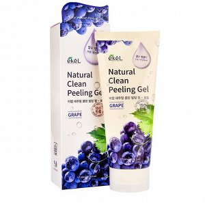 Пилинг-скатка Ekel Grape natural clean peeling gel, 180мл с экстрактом винограда