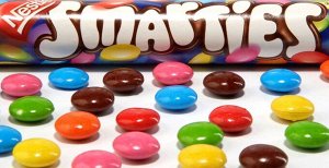Шоколадное драже в цветной глазури Nestle Smarties / Смартис от Нестле 38 гр