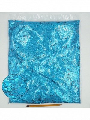 Конфетти дробленные 1000 гр металлик цвет синий HS-3-3