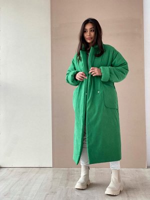 Пальто-одеяло Premium Аlpolux в цвете "зелёная мята"