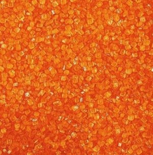 Кристаллический сахар оранжевый