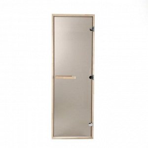 Дверь для бани и сауны "Классика", бронза, размер коробки 200 х 70 см, 6мм