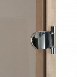 Дверь для бани и сауны "Классика", бронза, размер коробки 200 х 70 см, 6мм