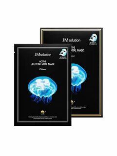 JM SOLUTION ACTIVE JELLYFISH VITAL MASK 33ml Ультратонкая тканевая маска с экстрактом медузы 33мл