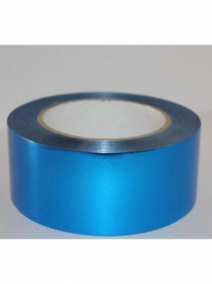 Лента металл 5 см х 50 ярд цвет синий М547