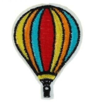 Термоаппликация воздушный шар 5,5 х 4 см