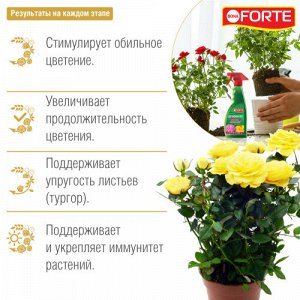 Bona Forte Спрей тоник Для роз, пионов и цветущих растений, 500мл.