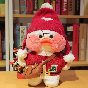 ЛалаФанфан в свитере с шапочкой, шарфом, сумочкой и очками - LalaFanfan Duck