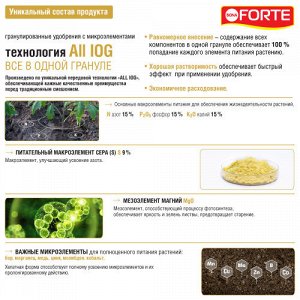 Bona Forte Удобрение Универсально 1 кг.комплексное гранулир.с микроэлем. пакет /25/ BF23010121