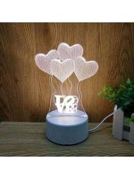 3-D Ночник Love