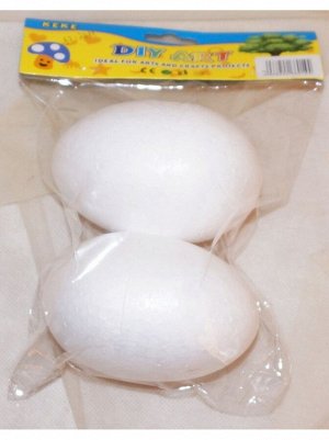 Заготовка пенопласт Яйцо 6 х 10 см набор 2 шт HS-2-8