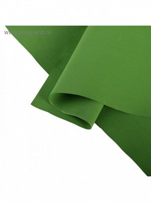 Фоамиран иранский 0,8-1 мм 60 х 70 см цвет Темно - зеленый 179 цена за 1 шт