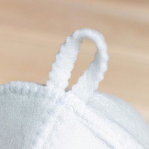 Банный набор: шапка, коврик и рукавица "Для любителей баньки"