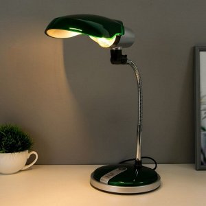 Настольная лампа NE-301-E27-15W-GR, E27 15Вт, цвет зеленый