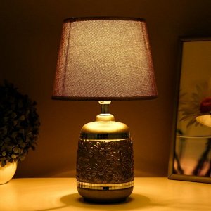 Настольная лампа 16881/1GR E14 40Вт серый 20х20х34 см