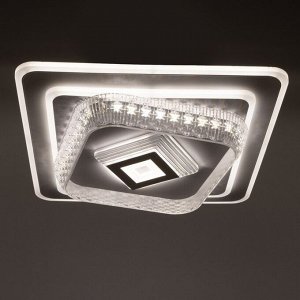 Люстра с ПДУ 1991/1 LED 140Вт 3000-6000К диммер белый 50х50х8 см