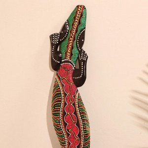 Панно настенное "Геккон абориген" 14х1х100 см