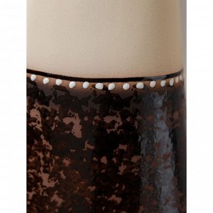Ваза керамическая "Диана", напольная, новая, бежево-коричневая, 64 см, авторская работа