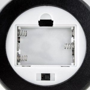 Фигурка светящаяся колба RISALUX «Розовая роза», LED-ночник, 3AAA 8x8x17 см