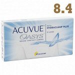 Acuvue Oasys (6 шт.) 8,4. Двух недельные контактные линзы