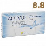 Acuvue Oasys (6 шт.) 8,8. Двух недельные контактные линзы