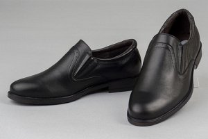 Туфли мужские черные из натуральной кожи
