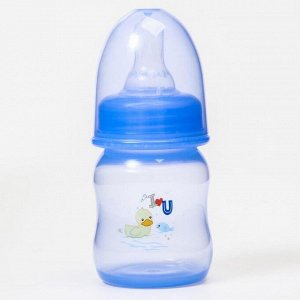 Бутылочка для кормления цветная, 60 мл, от 0 мес., цвета МИКС для мальчика