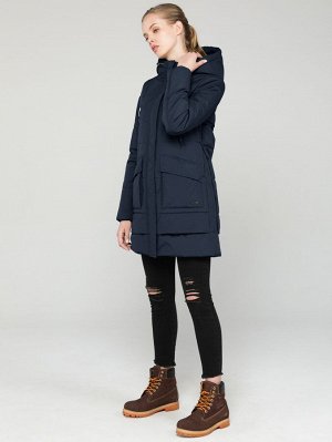 Пальто женское темно-синий