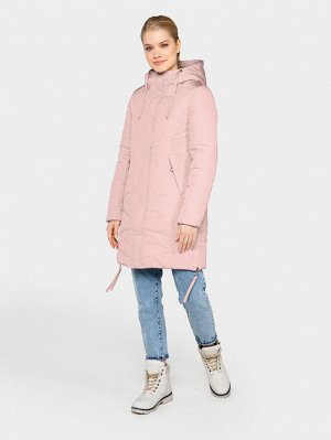 Пальто женское розовый