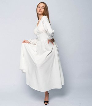 Платье #МСК1138, белый