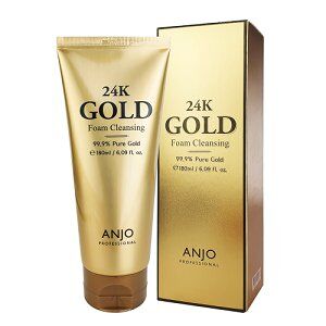 ANJО Professional. Пенка для умывания с биозолотом, 24K Gold foam cleansing, 100 мл